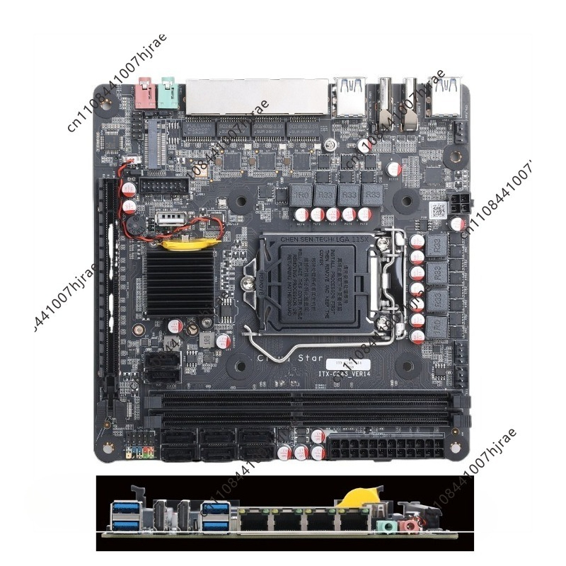 Mini ITX C246 NAS Motherboard  - Nas Motherboard 8 Sata Mini Itx 评论和价格