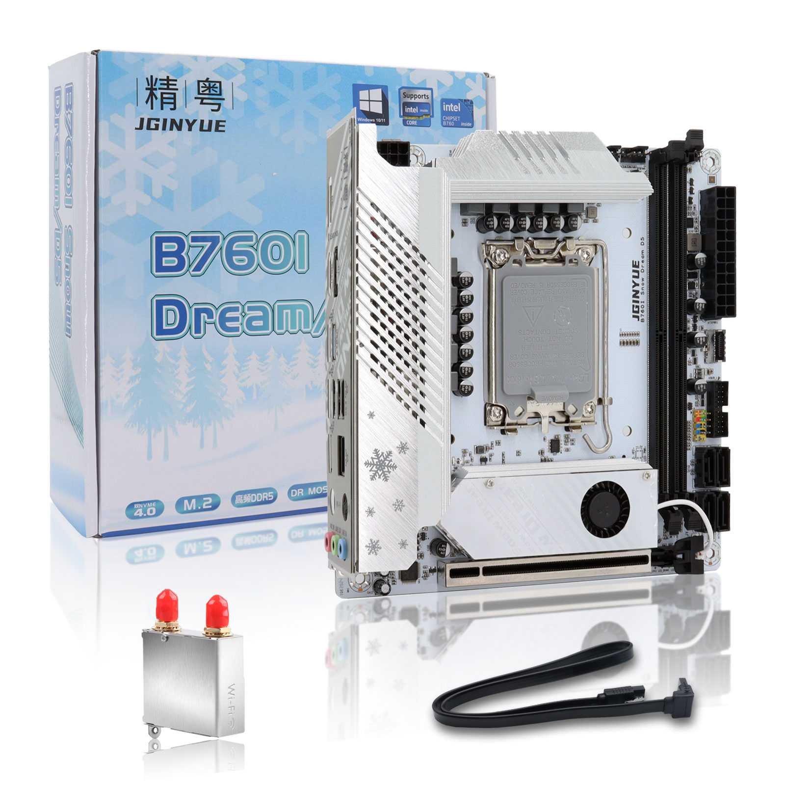 JGINYUE B760i ddr5 mini itx de - Lga1700 Itx Motherboard Ddr5 评论和价格