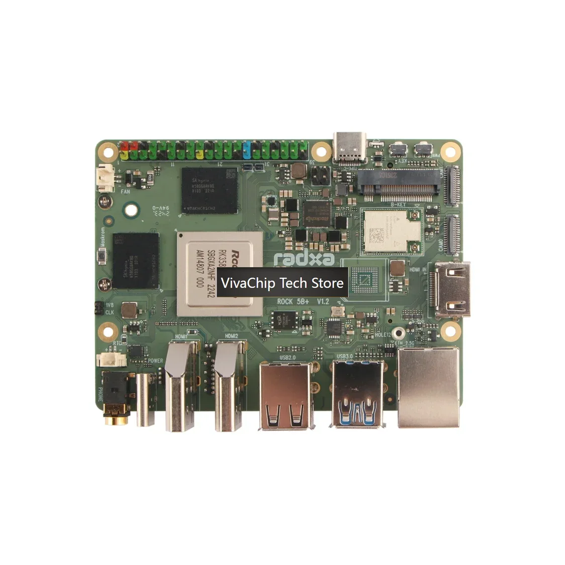 VivaChip TechRadxa ROCK 5B+ Ro - Rockchip Rk3588 Development Board 评论和价格